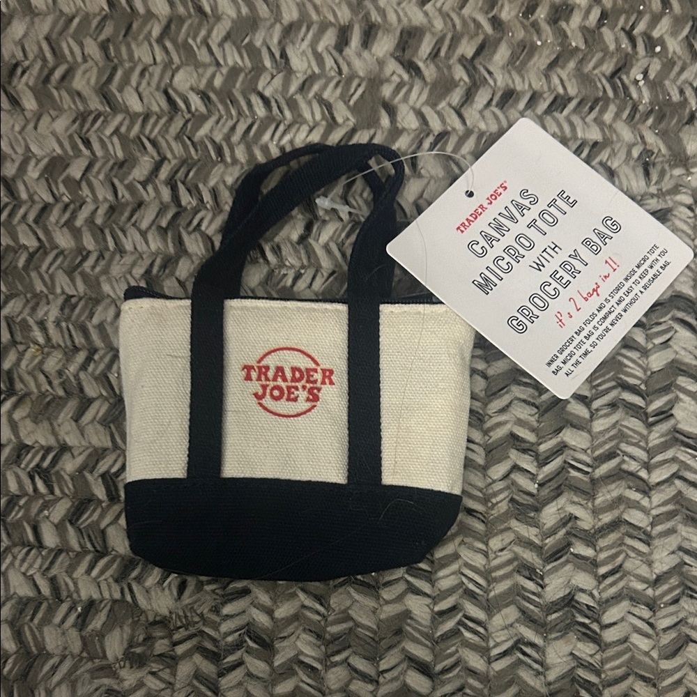Trader Joe's Canvas Micro Tote